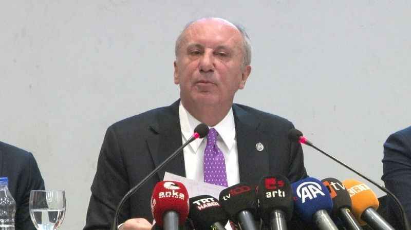 İnce'den CHP'ye tepki
